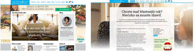 web page spravnyden.sk